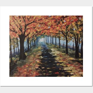 Autumn walk Posters and Art